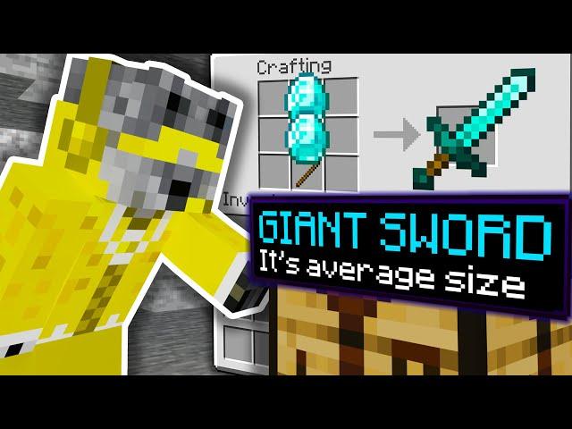 Minecraft Manhunt, But There's Custom Diamond Weapons...