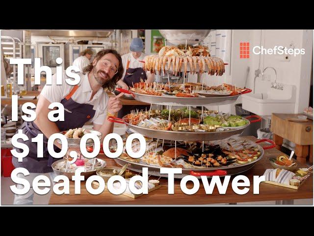 A Seafood Tower SO EPIC We Had to Invent a New Kind of Ice