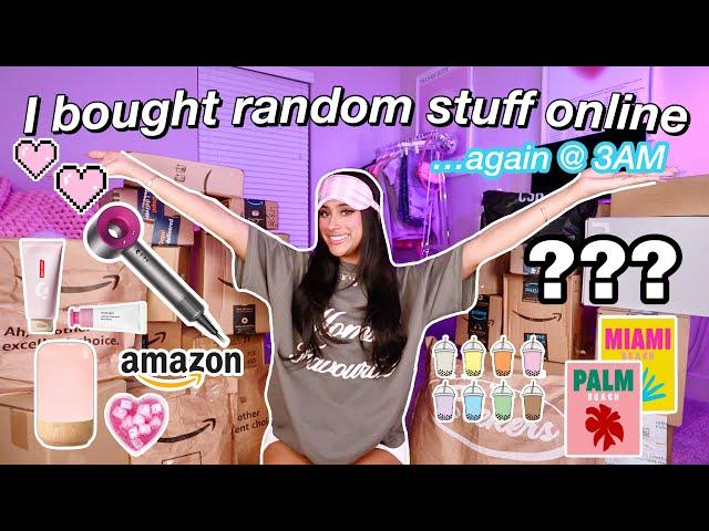 UNBOXING the random stuff i bought online at 3am... AGAIN | honeybobabear