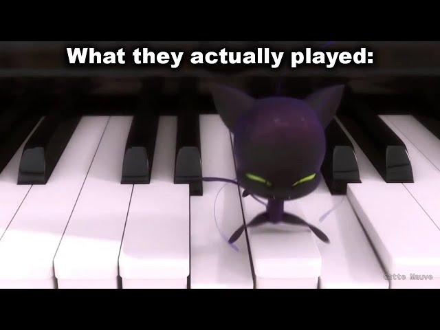 Pianos are Never Animated Correctly... (Miraculous Ladybug Plagg)