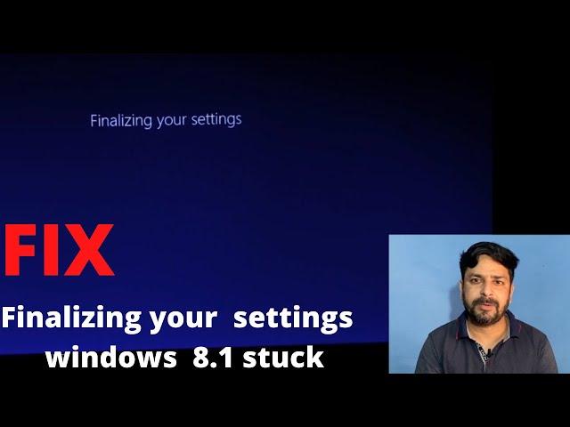 Fix Finalizing your settings windows 7, 8, 8.1 stuck | Hindi |