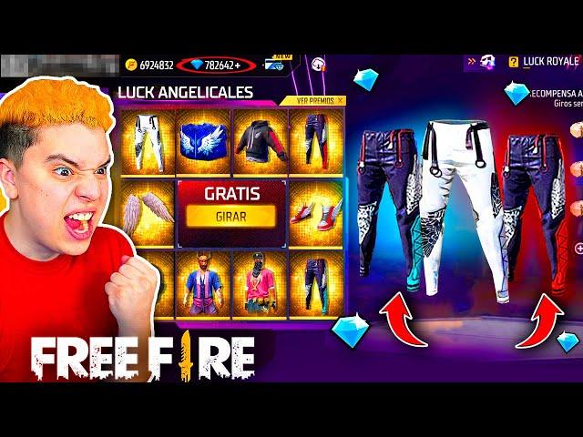 ¡CONSIGO TODA LA LUCK ROYALE ANGELICAL DE FREE FIRE! * BARATO*