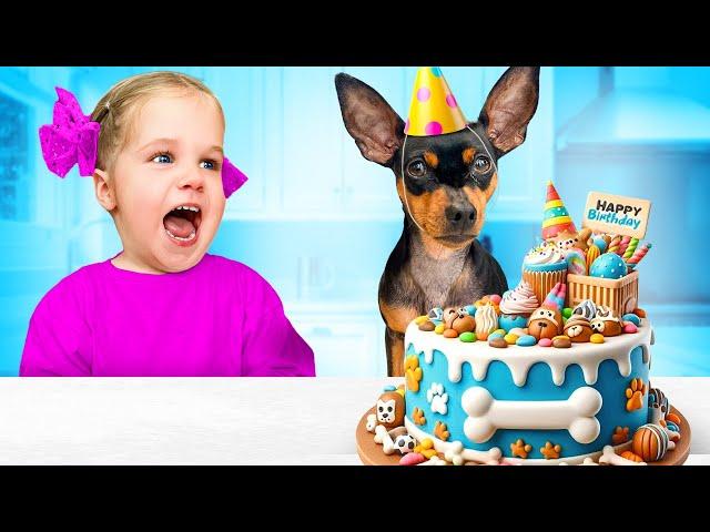 Surprising Our New Dog With First Birthday