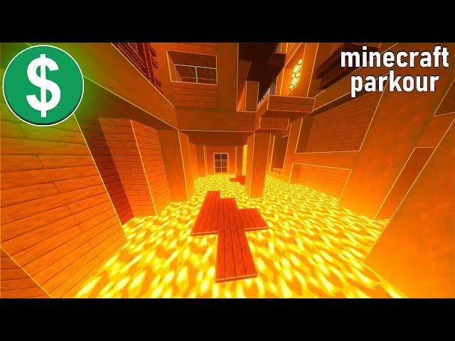 Minecraft Parkour Gameplay NO COPYRIGHT 4K