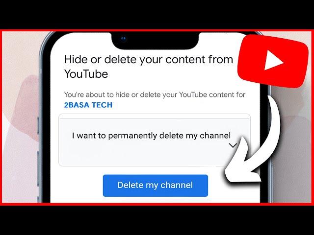 How to Delete YouTube Channel on Mobile (2024)