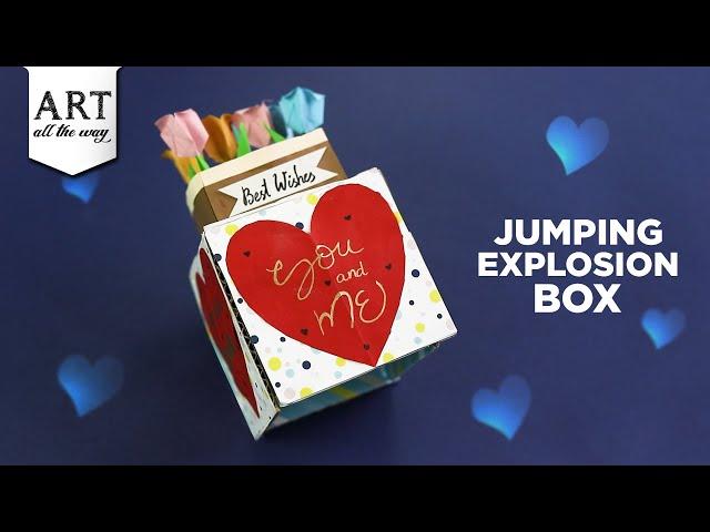 Gift Box | How to Make Jumping Explosion Box | Explosion Box | Surprise Box | DIY |  @VENTUNOART  ​