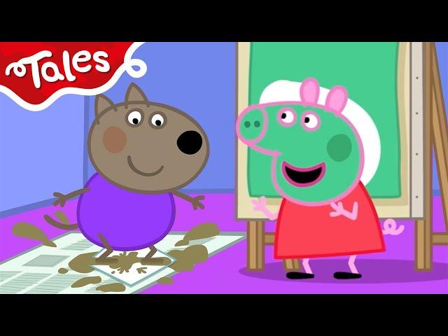 Peppa Pig Tales  Peppa Turns Green For Arts And Crafts Day!  Peppa Pig Episodes