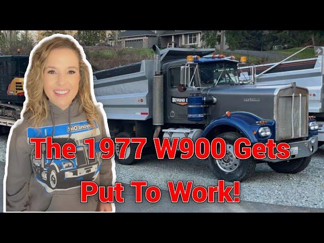 Putting Our 1977 Kenworth W900 Dump Truck To Work!!!!