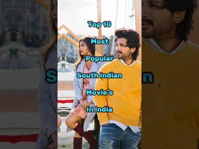 Top 10 Most Popular South Indian Movies In India #top10 #southmovie #shorts #short