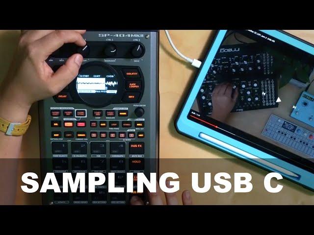 Roland SP-404 MKII // Sampling Through USB C