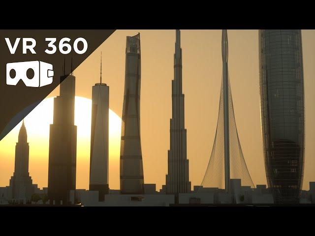 The TALLEST BUILDINGS and FUTURE PROJECTS ► (VR 360º)