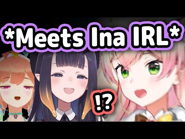 Nene Met Ina IRL and Didn't Even Notice...【Hololive】