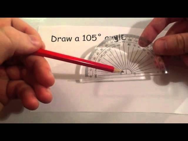 Drawing angles - Corbettmaths