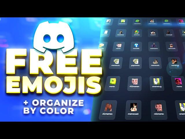 Discord Tutorial: Free Emojis and How to Organize Them!