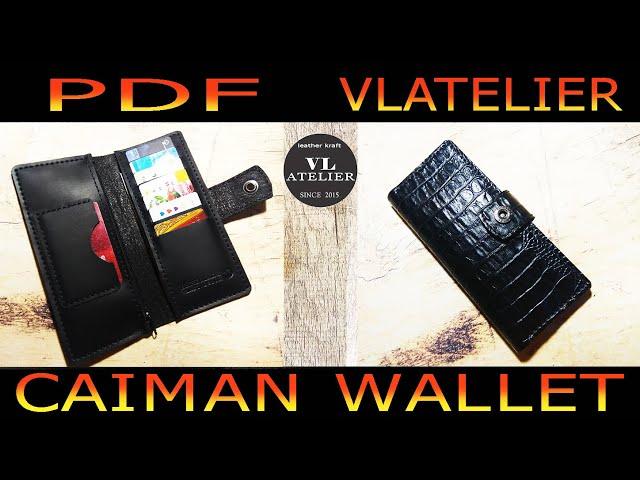 Кошелек КАЙМАН / CAIMAN WALLET + PDF ОТ VLATELIER