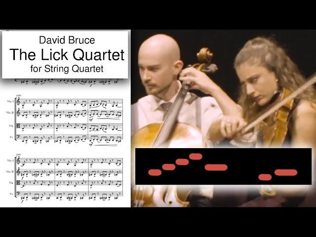 The Lick Quartet - David Bruce
