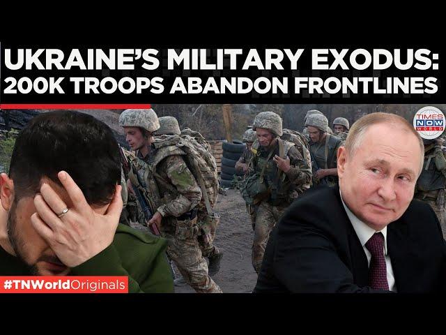 Ukrainian Soldiers Flee Frontlines in Unprecedented Exodus | Times Now World