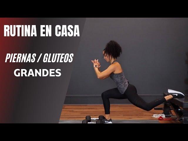 RUTINA para Aumentar Piernas y Glúteos en casa | Los mejores ejercicios para Aumentar glúteos