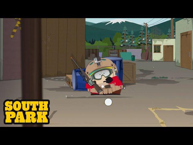 Cartman vs Kyle in the Airsoft Arena - SOUTH PARK