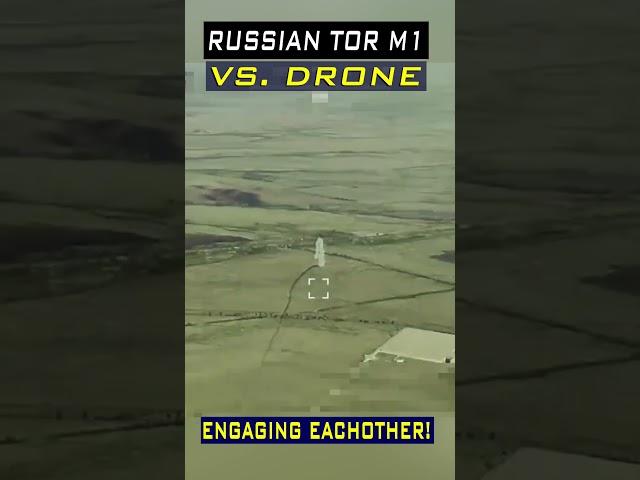 Fight b/w TOR M1 missile system and Drone #drone #airdefense