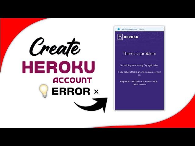 How to create heroku Account 2024 | Account Not suspend | Sign-up Error