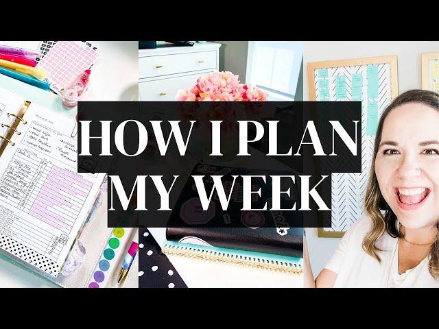 How I Plan My Week [Productive Week In My HB90 Method, Episode 1]