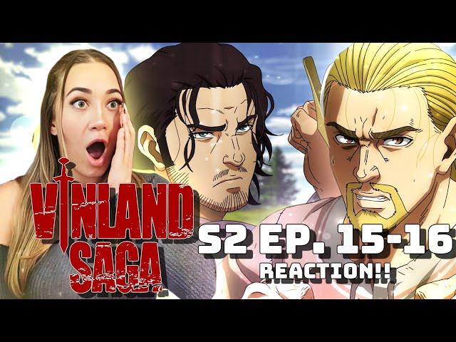 THORFINN vs SNAKE pt.2!!! VINLAND SAGA S2 Episodes 15 & 16 REACTION