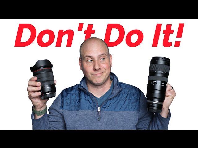 Don't Buy Canon RF Lenses - I screwed up!