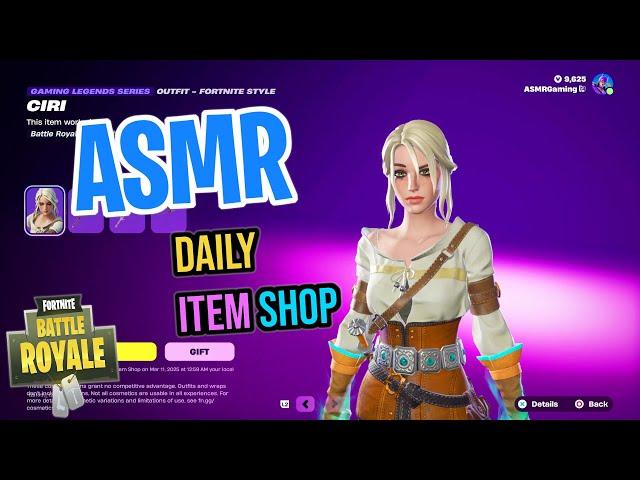 ASMR Fortnite Ciri and Yennefer Witcher Skins are Back! Daily Item Shop  Relaxing Whispering 