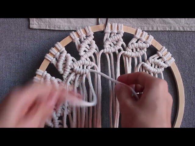 DIY: Macrame Tree of Life Tutorial / How to Make Macrame DreamCatcher