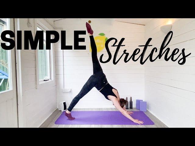 6 MINUTE SIMPLE STRETCH ROUTINE | Morning Yoga Stretches to WAKE UP | LEMon Yoga