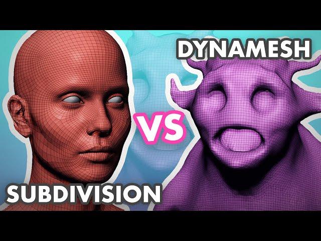 Subdivisions VS Dynamesh in ZBrush