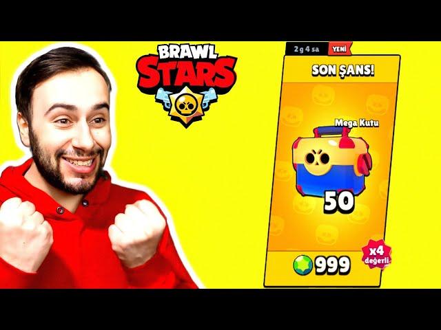 ZENGİN HESABA 999 ELMAS MEGA KUTU ALDIM  - BRAWL STARS