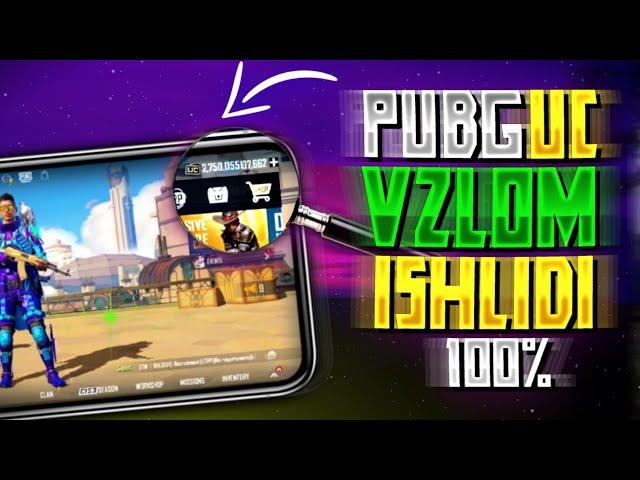 Pubg Mobile Vzlom 100% ISHLIDI|| PUBG TEKINGA UC OLISH // UC LARNI VZLOM QILISH