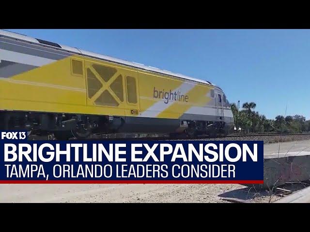 Transportation leaders to discuss Brightline expansion connecting Tampa and Orlando