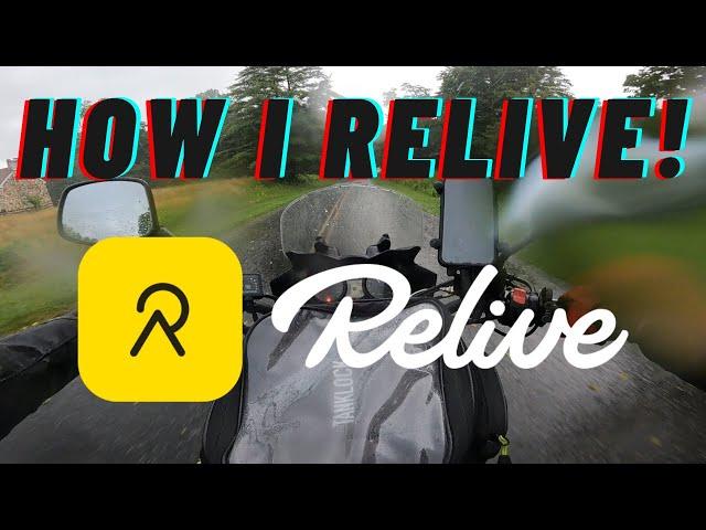 THIS IS HOW I "RELIVE" MY RIDES! | Relive App | NCmotoRIDER