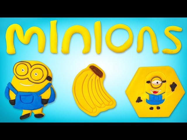 Create Minions From Colorful Clay || Best Learn Colors || Kids Learning Video