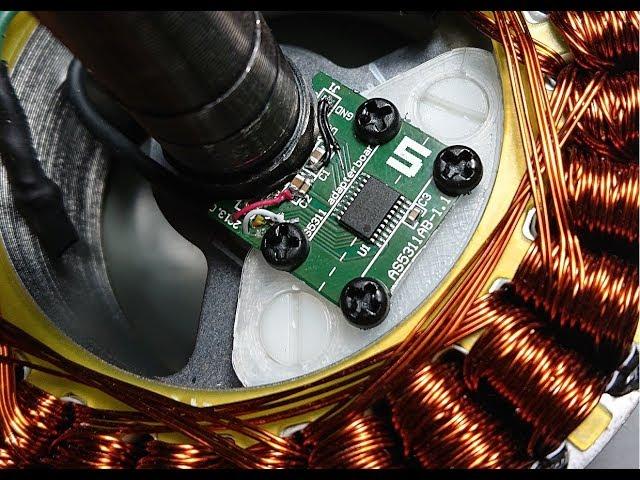 Hoverboard motor with built in magnetic encoder part 1/2