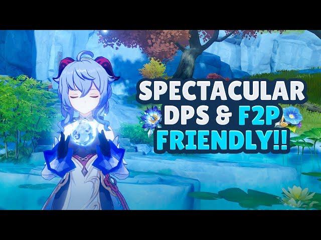 She's STILL a Top Tier DPS... and also F2P Friendly! (Ganyu Build Guide)