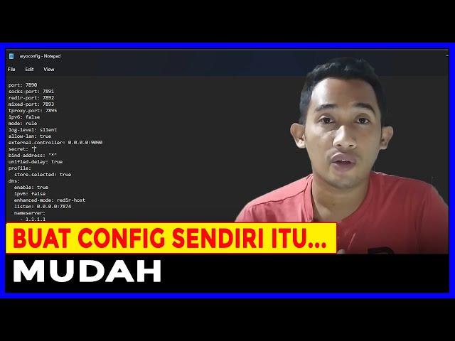 CARA TERMUDAH BUAT CONFIG OPENCLASH SENDIRI - DIJAMIN BISA