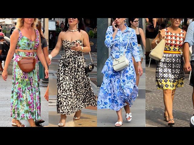 SUMMER 2024 ITALIAN STREET STYLE | STUNNING OUTFITS TRENDS OF MILAN & LUXURY SHOPPING WALK