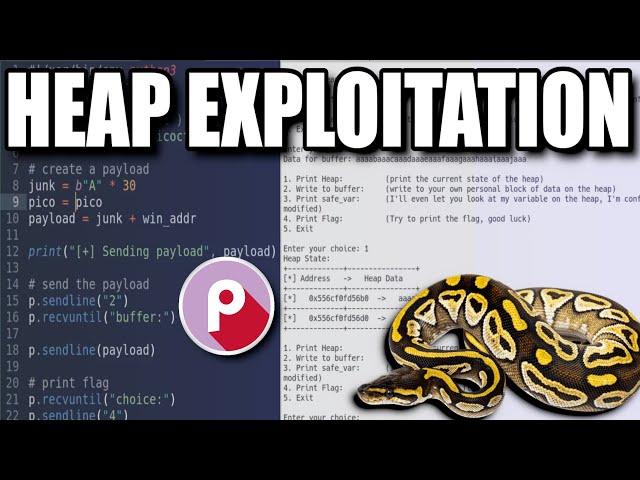 Heap Exploitation with Python Pwntools!