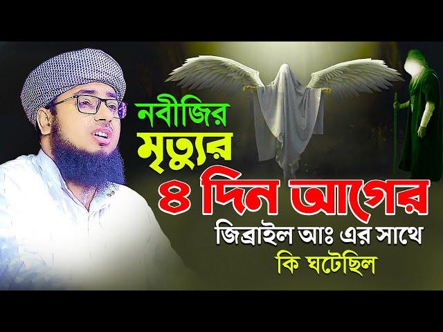 নবীজির মৃত্যুর ৪ দিন আগের জিব্রাইল (আঃ) এর সাথে  কি ঘটেছিল || jahirul islam foridi new waz