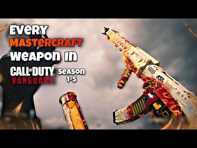 Every Mastercraft Weapon Inspection - Vanguard/Warzone (Season 1-5)