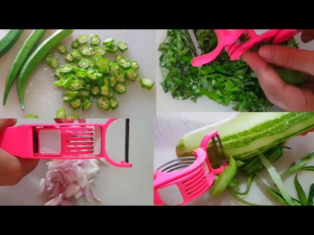 Vegetable cutter and peeler | Amazing kitchen gadget | Onion cutter | Vegetable peeler