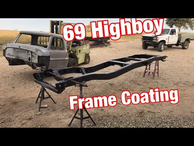 Coating the Frame on My 69 Highboy Restoration Project Ep. 3