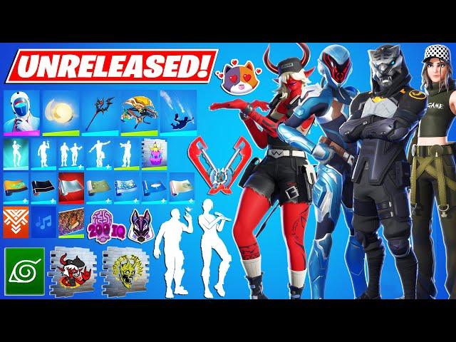 All Unreleased & Leaked Skins, Emotes, Cosmetics! Fortnite