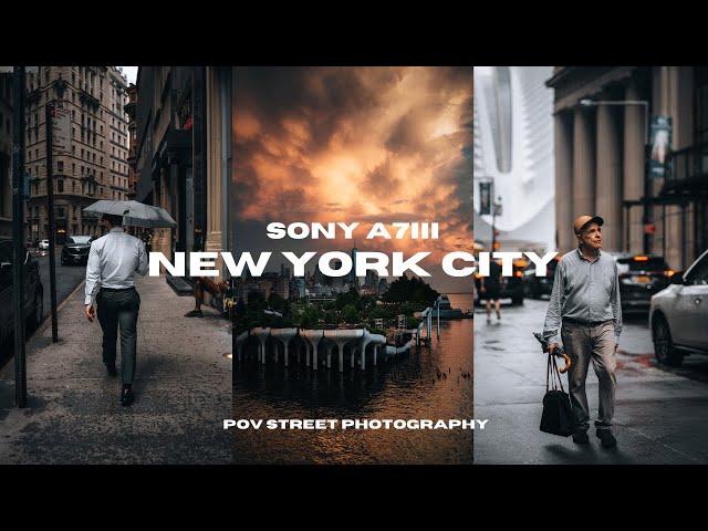 A Day of New York City Street Photography - Sony A7III (4k POV)