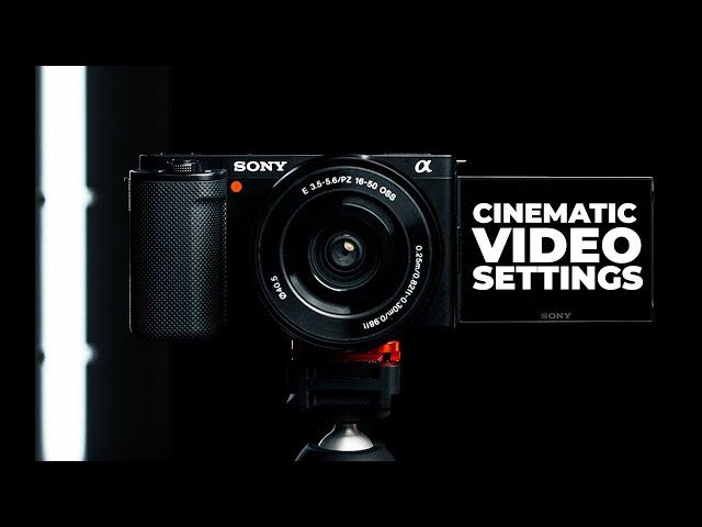 Sony ZV E10 Setup Tutorial: The Best Cinematic Video Settings