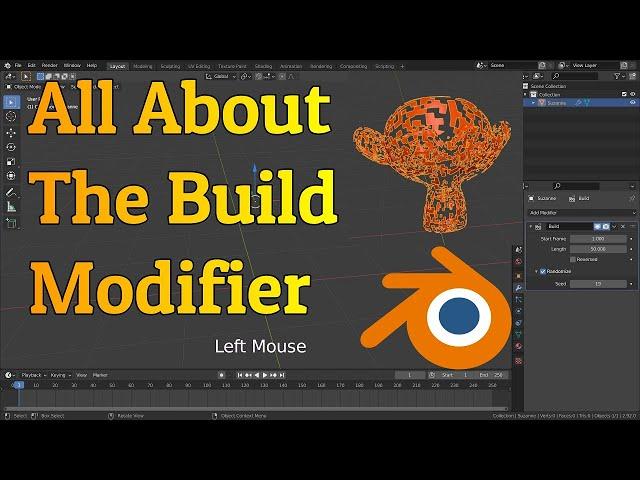 Build Modifier | Blender Tutorial